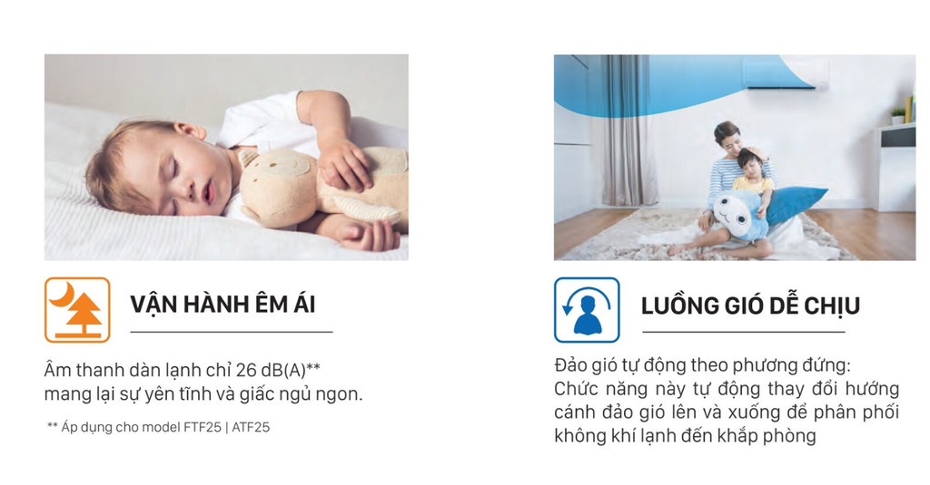 Mô tả Máy Lạnh Daikin 1 chiều FTF25XAV1V 1HP (9000 BTU) - 3