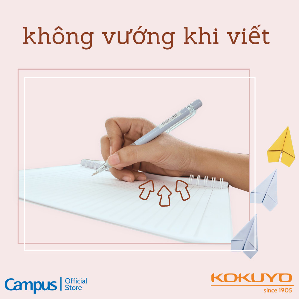 Mô tả Sổ Lò Xo 2 Đầu Kích Thước A5 Thiết Kế Series Land of Too Shy Dòng Kẻ Caro 5mm/ Kẻ Ngang 7mm Campus - 5