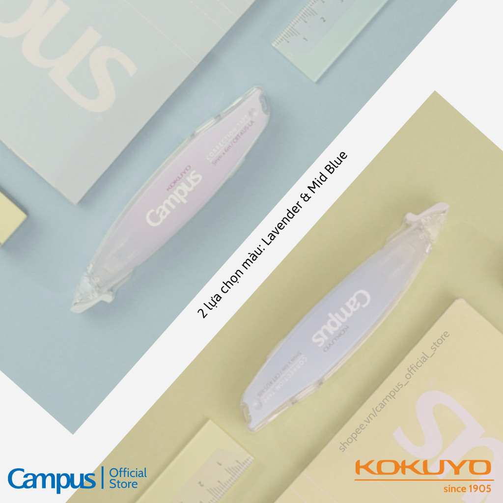 Mô tả Băng Xoá Kéo Nhỏ Gọn Kusumi 5mmx6m Đầu Thép Không Gỉ & Refill Made In Japan Chính Hãng Campus - 4
