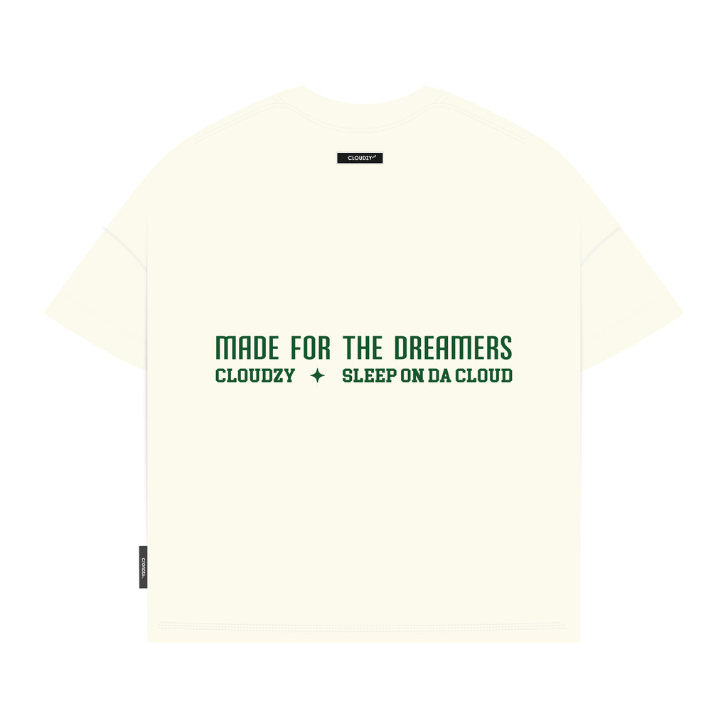 Mô tả Áo thun boxy tee local brand Cloudzy unisex phông tay lỡ nữ cotton phối màu form rộng boxy DREAMERS - 9