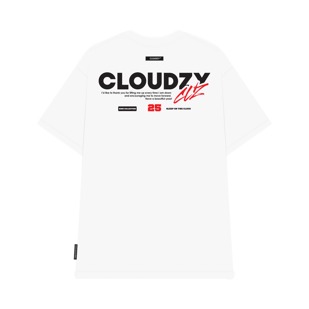 Mô tả Áo thun local brand nữ nam unisex basic tay lỡ thun form rộng 100% cotton oversize Cloudzy NEW YEAR - 9