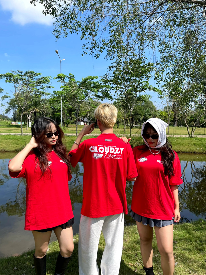 Mô tả Áo thun nữ nam basic unisex tay lỡ thun cotton form rộng local brand Cloudzy cổ tròn SNAKE - 9