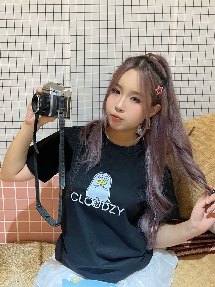 Mô tả Áo babytee thun phông cộc tay nữ Cloudzy localbrand cổ tròn body vải cotton co giãn màu hồng TH BBT - 6