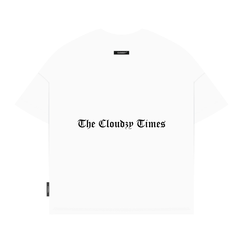 Mô tả Áo thun boxy nam local brand Cloudzy unisex phông tay lỡ nữ cotton phối màu form rộng boxy THANKFUL - 10