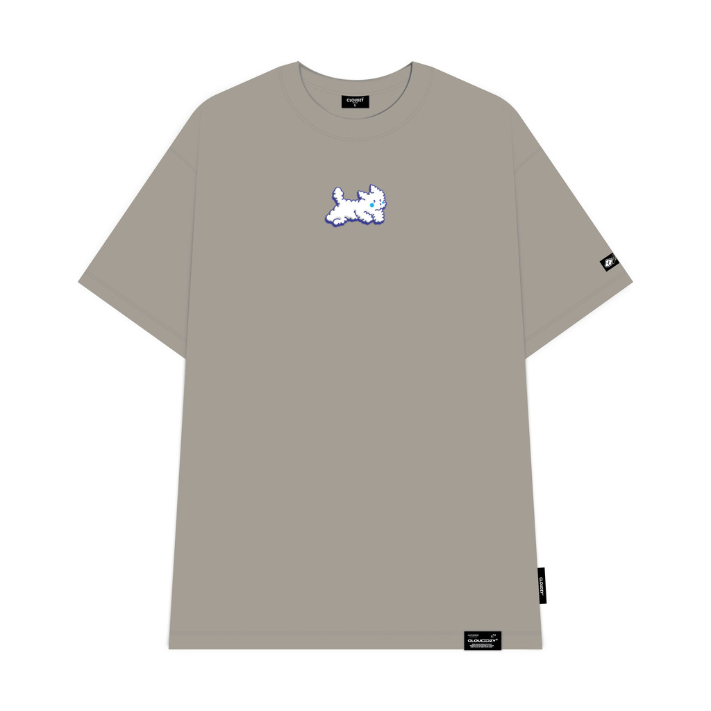 Mô tả Áo phông nữ nam local brand unisex tay lỡ thun form rộng teen cổ tròn oversize CLOUDZY CLOUDOG - 5