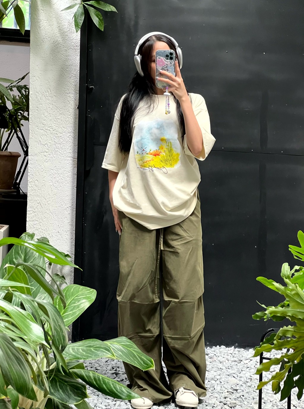 Mô tả Áo thun nam nữ unisex tay lỡ phông local brand CLOUDZY form rộng cổ tròn oversize cotton TH AT TREND - 7
