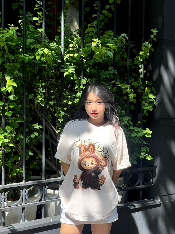 Mô tả Áo thun nam nữ unisex tay lỡ phông local brand CLOUDZY form rộng cổ tròn oversize cotton TH AT TREND - 8