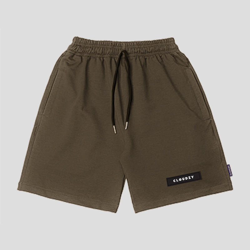 Mô tả Quần đùi nam nữ nỉ cao cấp cotton form rộng mềm mịn unisex ống rộng cạp cao bigsize CLOUDZY QS TRƠN - 6
