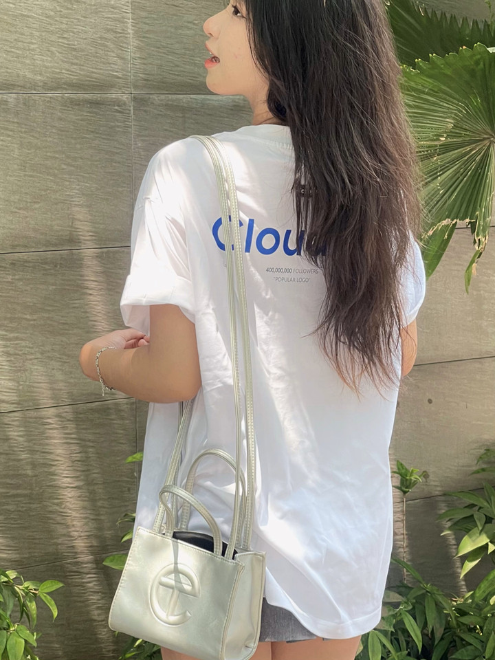Mô tả Áo phông nữ nam unisex tay lỡ thun form rộng local brand teen cổ tròn oversize CLOUDZY POPULAR - 7