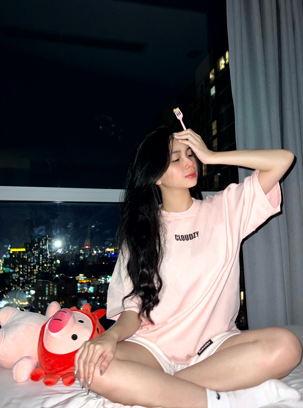 Mô tả Áo thun nữ nam unisex tay lỡ phông local brand form rộng teen cổ tròn oversize  CLOUDZY BASIC TEE 2 - 7