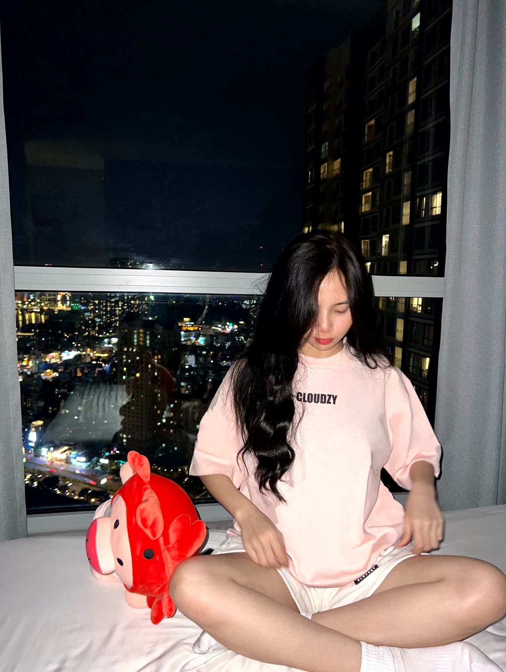Mô tả Áo thun nữ nam unisex tay lỡ phông local brand form rộng teen cổ tròn oversize  CLOUDZY BASIC TEE 2 - 9