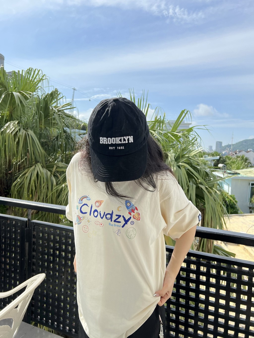 Mô tả Áo phông local brand nam nữ unisex tay lỡ thun form rộng teen cổ tròn oversize cotton CLOUDZY CRAYON - 8