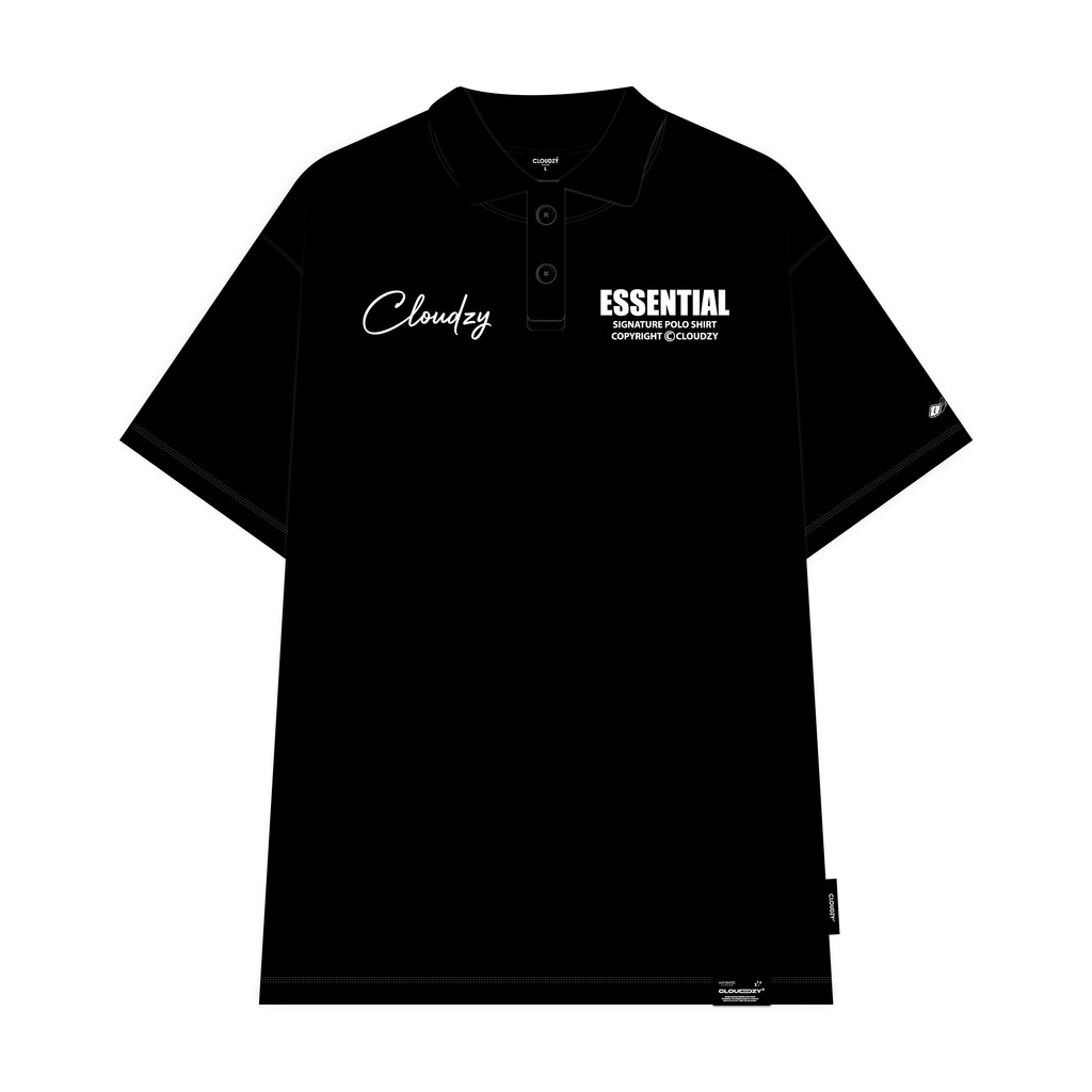 Mô tả Áo thun POLO ES.SEN.TIAL CLOUDZY nam nữ phông basic cotton mềm mịn local brand unisex đẹp oversize - 6