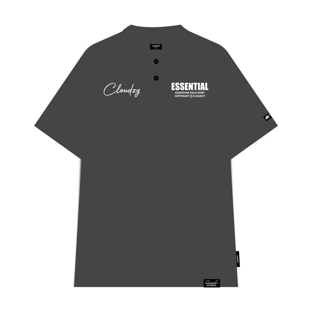 Mô tả Áo thun POLO ES.SEN.TIAL CLOUDZY nam nữ phông basic cotton mềm mịn local brand unisex đẹp oversize - 8