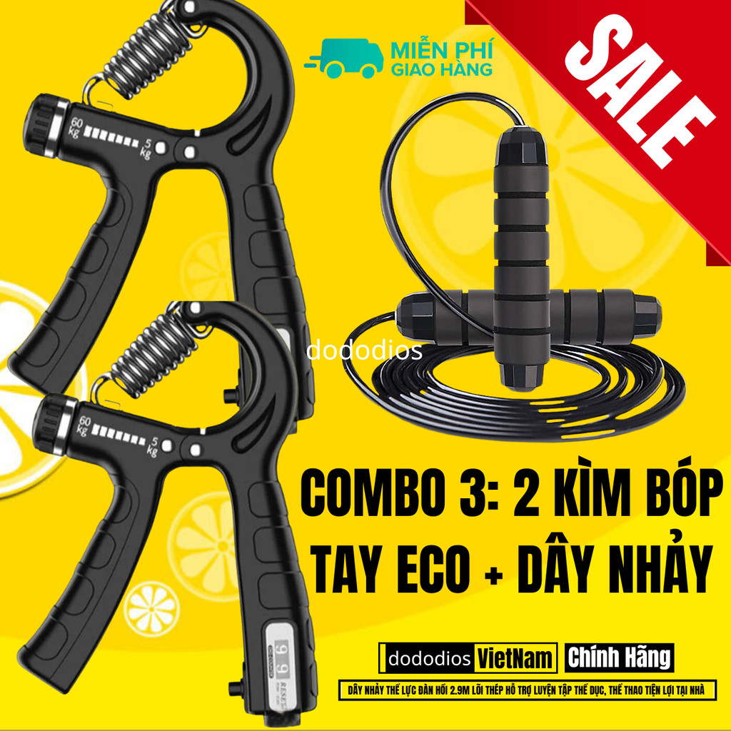 Mô tả Combo Kìm Bóp Tay Và Dây Nhảy Lõi Thép - Bền Bỉ, Tiết Kiệm, Tiện Lợi - Hàng Chính Hãng Dododios - 5