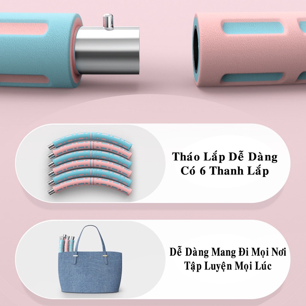 Mô tả Vòng Lắc Eo Giảm Mỡ Bụng Cho Nam Nữ - Tập Thể Dục Tại Nhà Hiệu Quả - Dụng Cụ Tập Bụng Eo Thon - Hàng Chính Hãng Dododios - 3