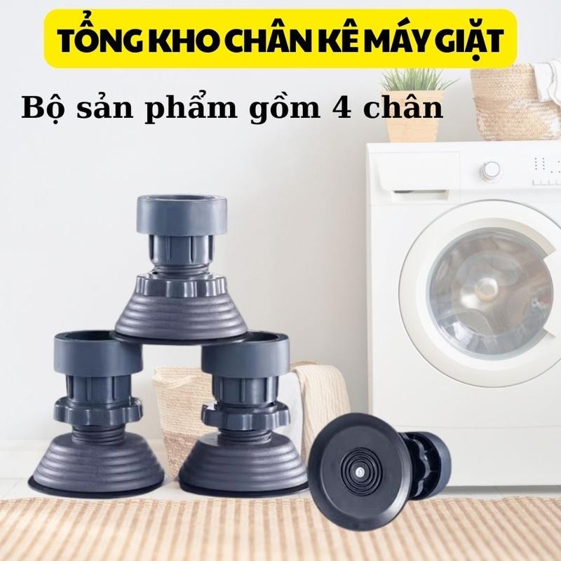 Mô tả Set 4 Chân Kê Máy Giặt Tủ Lạnh, Chân Đỡ Đa Năng Chống Rung Lắc, Tăng Giảm Chiều Cao Chống Trơn Trượt - 6