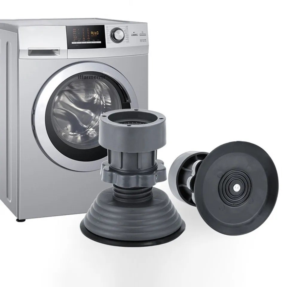 Mô tả Bộ 4 Chân Chống Rung Máy Giặt Thiết Kế Tăng Giảm Chiều Cao Đế Cao Su Chống Rung Chống Trượt - 1