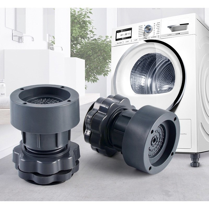 Mô tả Bộ 4 Chân Chống Rung Máy Giặt Thiết Kế Tăng Giảm Chiều Cao Đế Cao Su Chống Rung Chống Trượt - 2