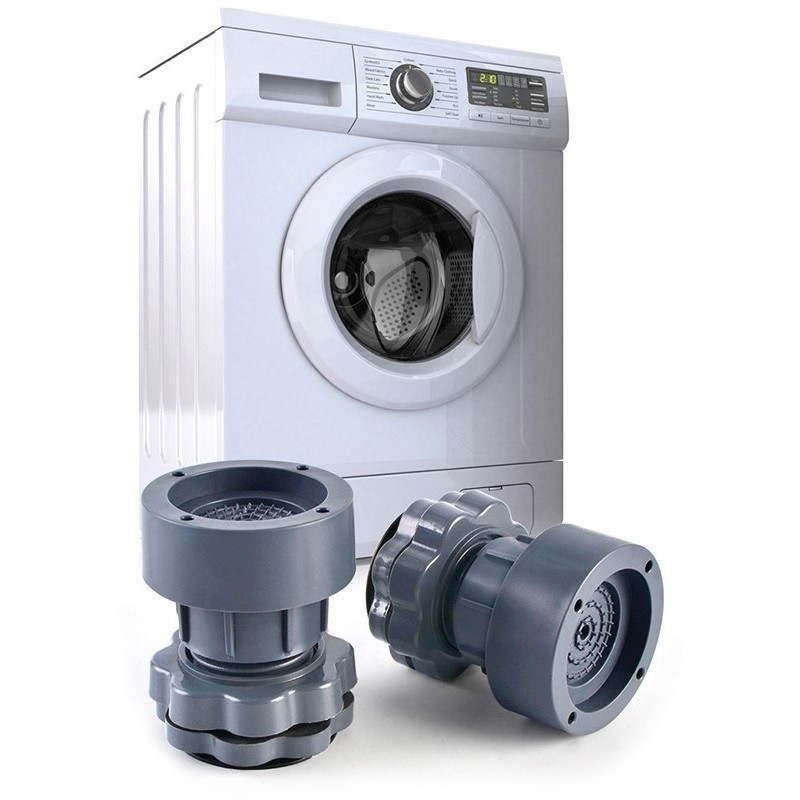 Mô tả Bộ 4 Chân Chống Rung Máy Giặt Thiết Kế Tăng Giảm Chiều Cao Đế Cao Su Chống Rung Chống Trượt - 3