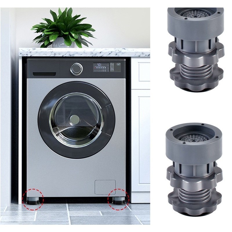Mô tả Bộ 4 Chân Chống Rung Máy Giặt Thiết Kế Tăng Giảm Chiều Cao Đế Cao Su Chống Rung Chống Trượt - 5