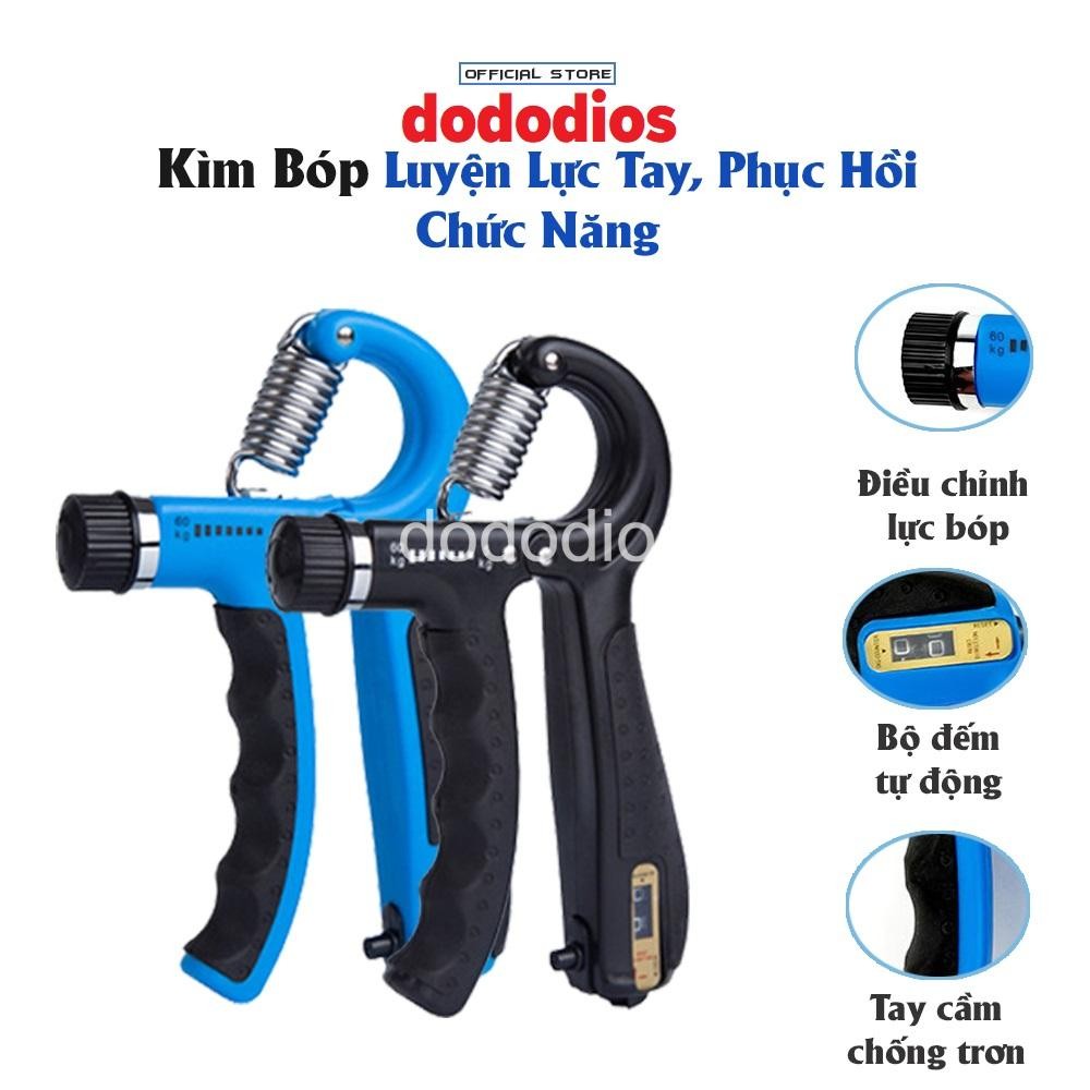 Mô tả Kìm Bóp Tay, Kìm Tập Cơ Tay, Dụng Cụ Tập Gym Tại Nhà Điều Chỉnh Lực Có Đếm 5-60kg - Chính Hãng Dododios - 3