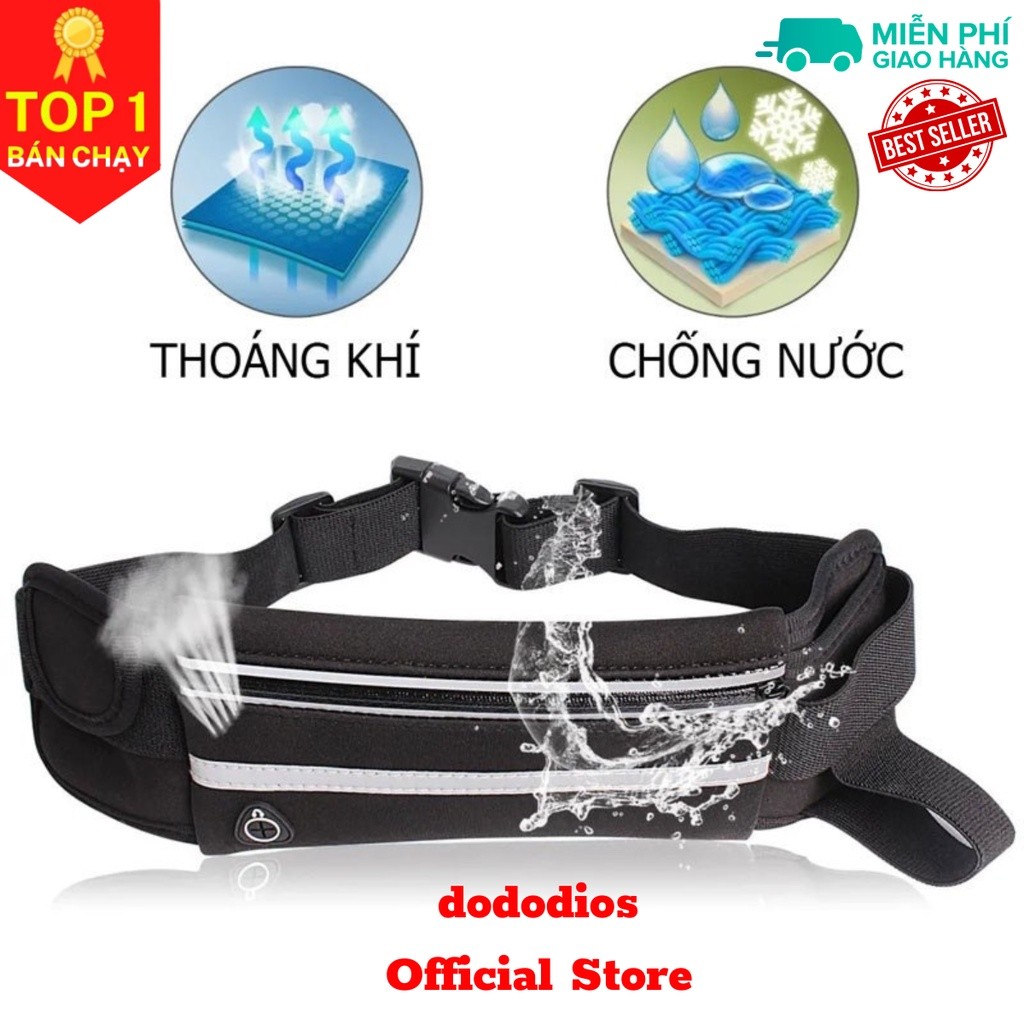 Mô tả Túi Chạy Bộ, Túi Đeo Chạy Bộ Chống Nước, Đeo Bụng Đựng Điện Thoại - Hàng Chính Hãng Dododios - 6