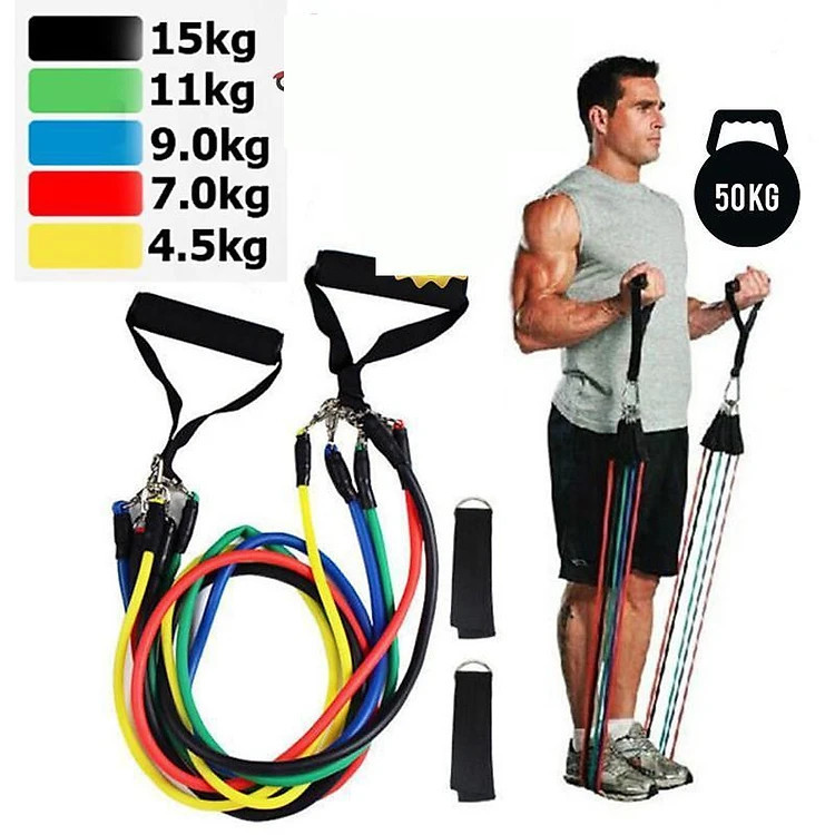 Mô tả Dây Ngũ Sắc Kháng Lực Tập Gym, Thể Hình Đa Năng Tại Nhà Chất Liệu Cao Su Siêu Bền - Hãng Dododios - 5