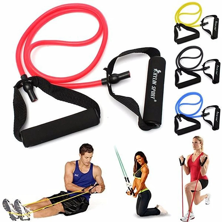Mô tả Bộ Dây Cao Su Đàn Hồi Kháng Lực Ngũ Sắc 11 Món Tập Gym Tiện Ích - Hãng Dododios - 6