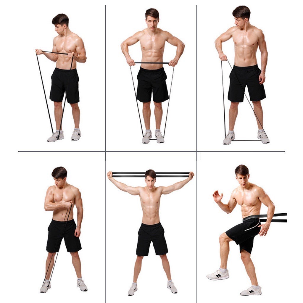 Mô tả Dây Kháng Lực - Dây Trợ Lực Tập Gym Powerband Tập Toàn Thân Chính Hãng Dododios Cực Bền - 1