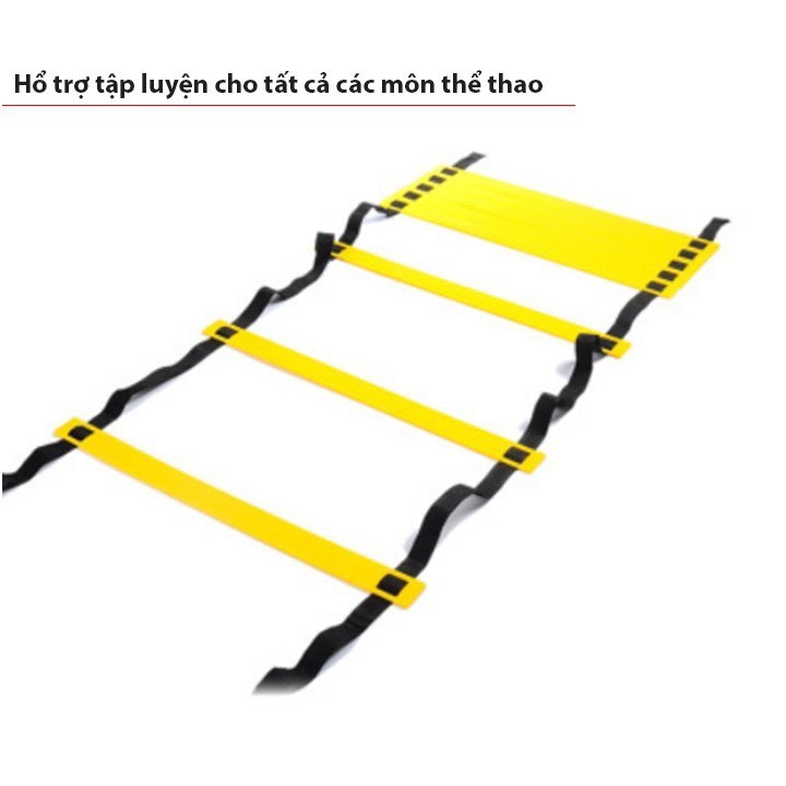 Mô tả Thang Dây Tập Luyện Thể Thao Thể Lực Và Tốc Độ, Thang Dây Tập Đá Banh - Dài 3-6m - Chính Hãng Dododios - 1