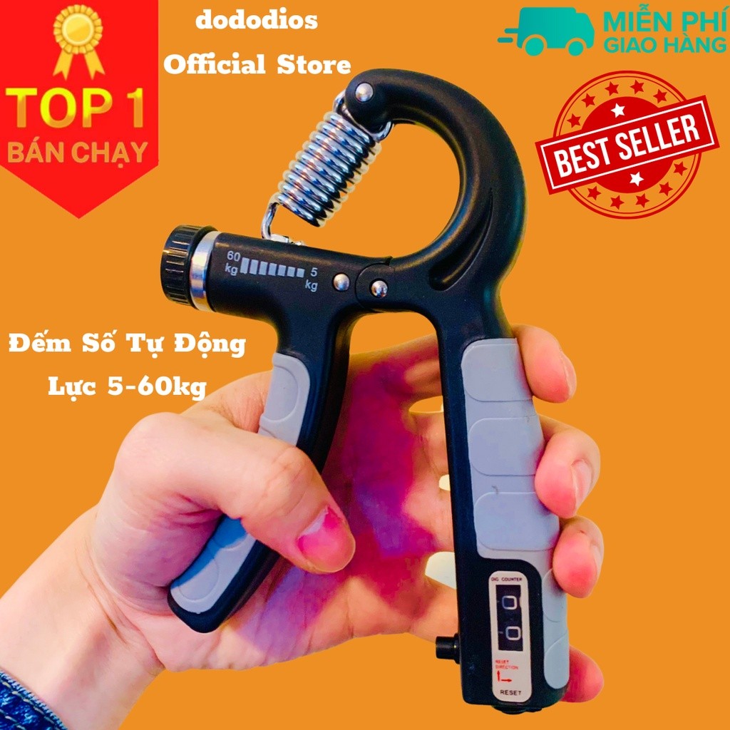 Mô tả Kìm Bóp Tay, Kìm Tập Cơ Tay, Dụng Cụ Tập Gym Tại Nhà Điều Chỉnh Lực Có Đếm 10-100kg Dododios - 4