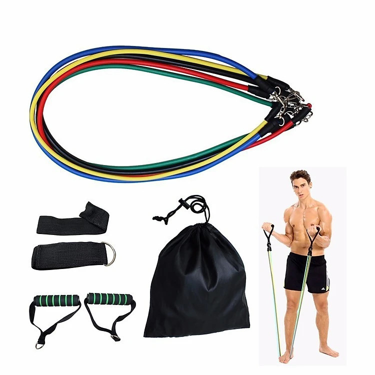 Mô tả Dây Cao Su Ngũ Sắc Tập Gym Tại Nhà Đa Năng Siêu Bền - Hãng Dododios - 8