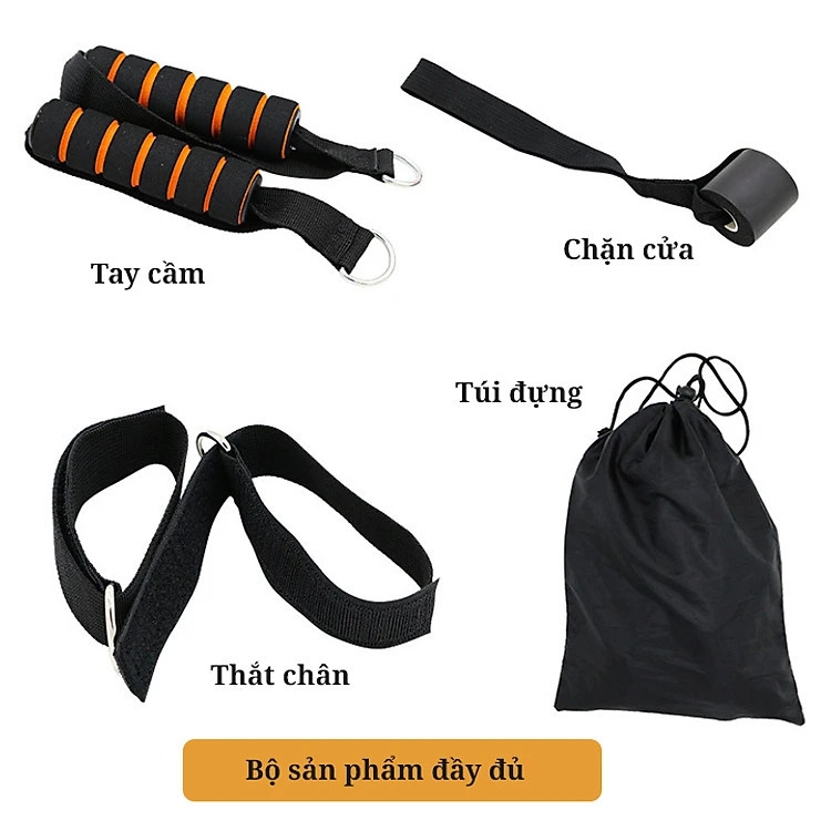 Mô tả Dây Cao Su Ngũ Sắc Tập Gym Tại Nhà Đa Năng Siêu Bền - Hãng Dododios - 10