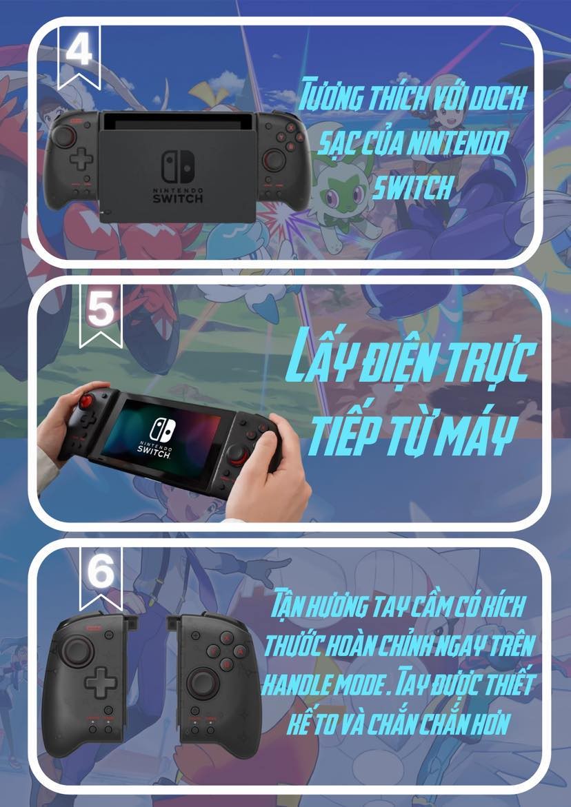 Tay Cầm Hori Split Pad Pro Cho Nintendo Switch Oled và V2 đủ màu ...