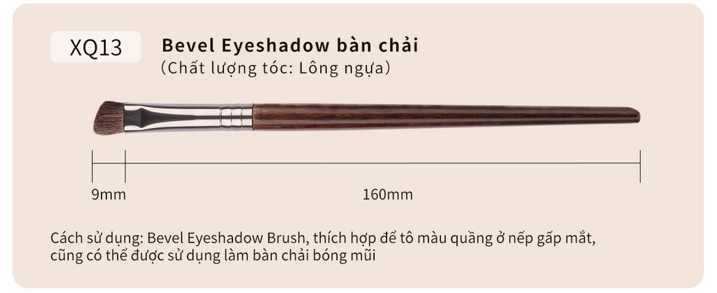 Mô tả 【OVW】Bộ cọ chải tóc tự nhiên OVW Trang điểm chuyên nghiệp Bộ 7 món nổi bật / Dụng cụ cọ hình mắt XQ51112141920 - 5