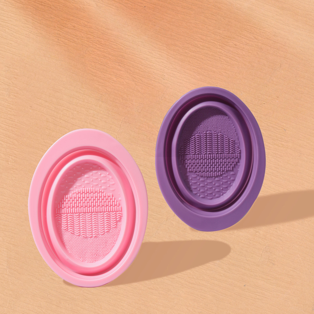 Mô tả 【OVW】1 Hộp silicone Vệ Sinh Cọ Trang Điểm gj0001 - 1
