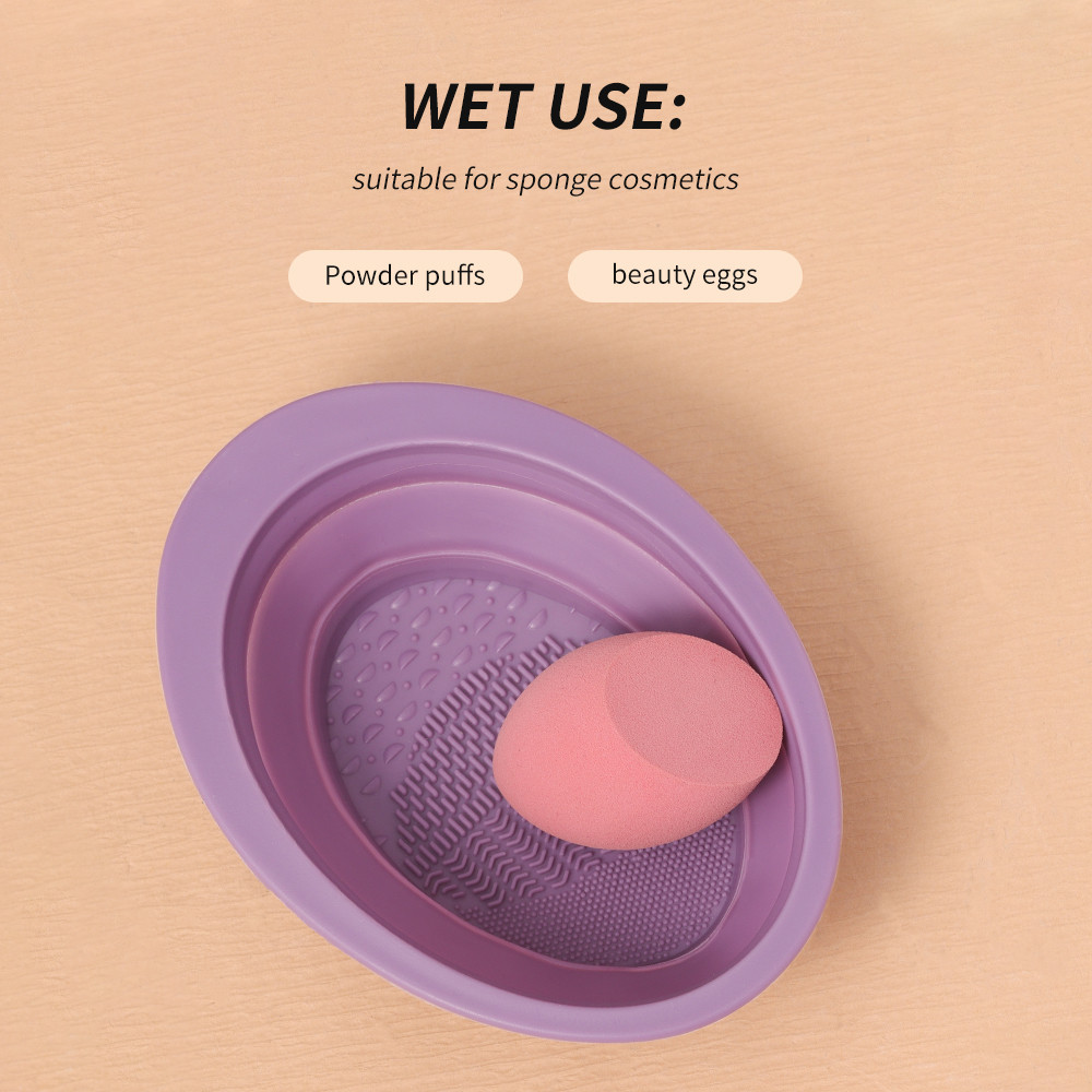 Mô tả 【OVW】1 Hộp silicone Vệ Sinh Cọ Trang Điểm gj0001 - 6