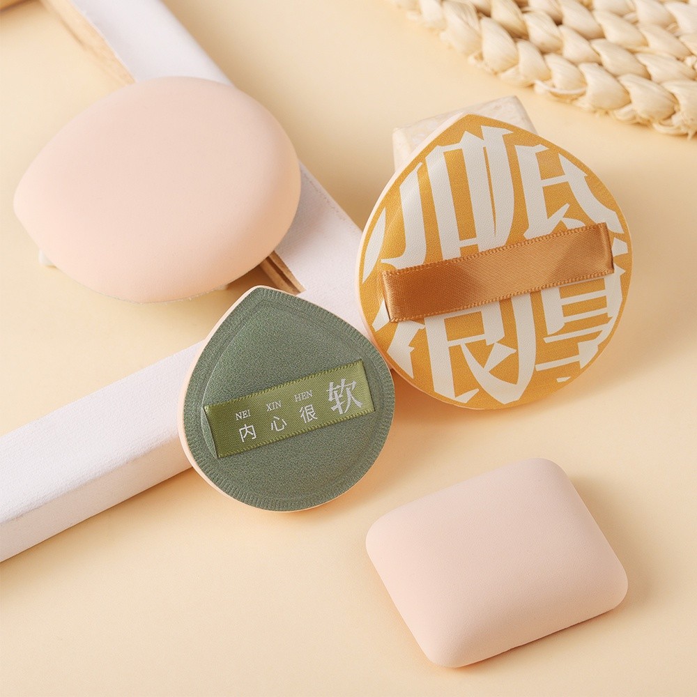 Mô tả 【OVW】Mút trang điểm ướt và khô thiết kế tiện dụng JR - 3