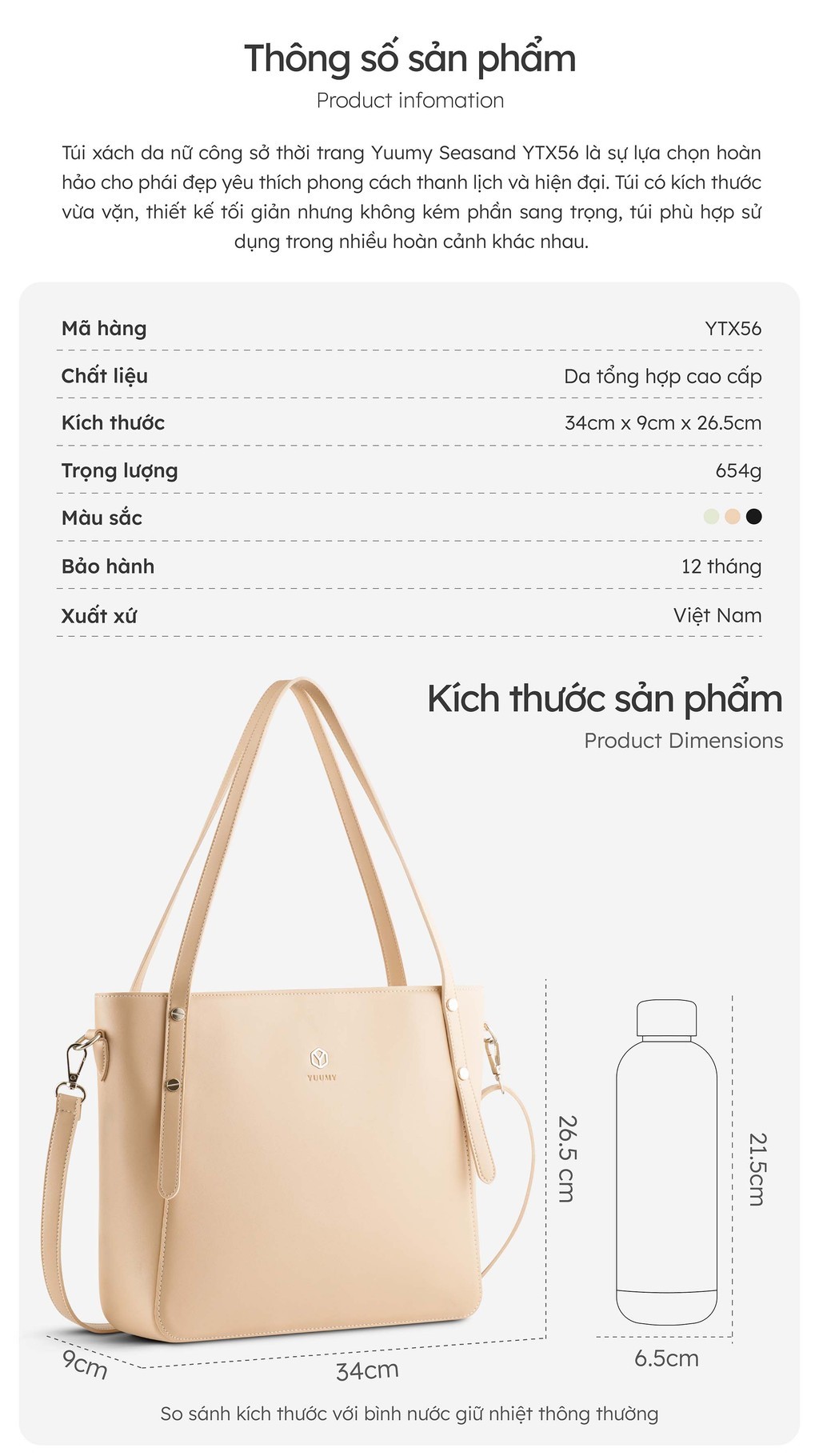 Túi Yuumy YTX56 - Ảnh 2
