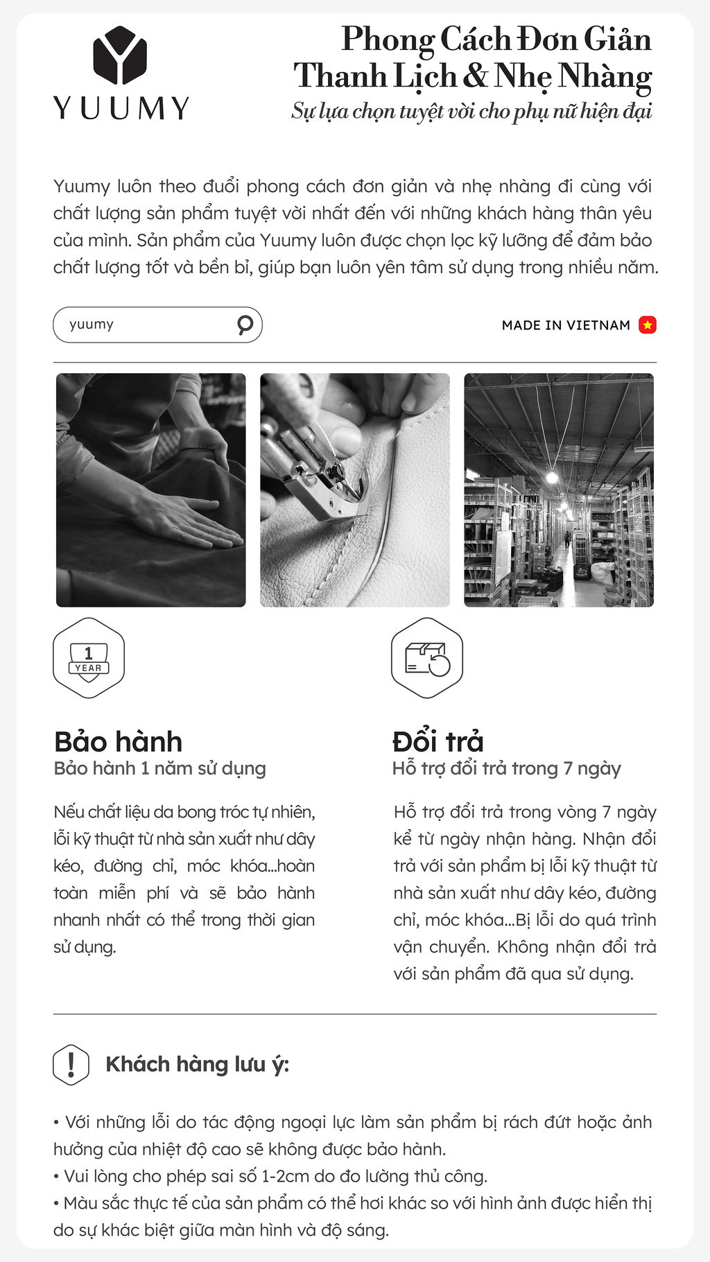 Mô tả Túi Yuumy (Thời trang nữ dáng tròn bầu viền chỉ size 20 - Túi đeo chéo da Seasand YN246) - 10