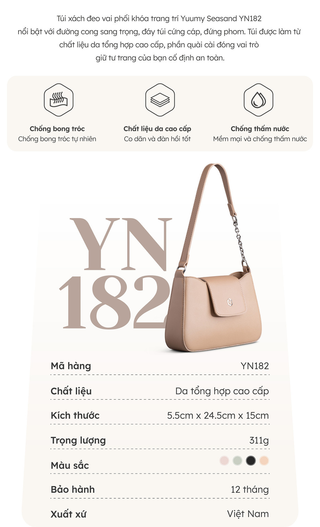 Túi Yuumy YN182 đeo chéo