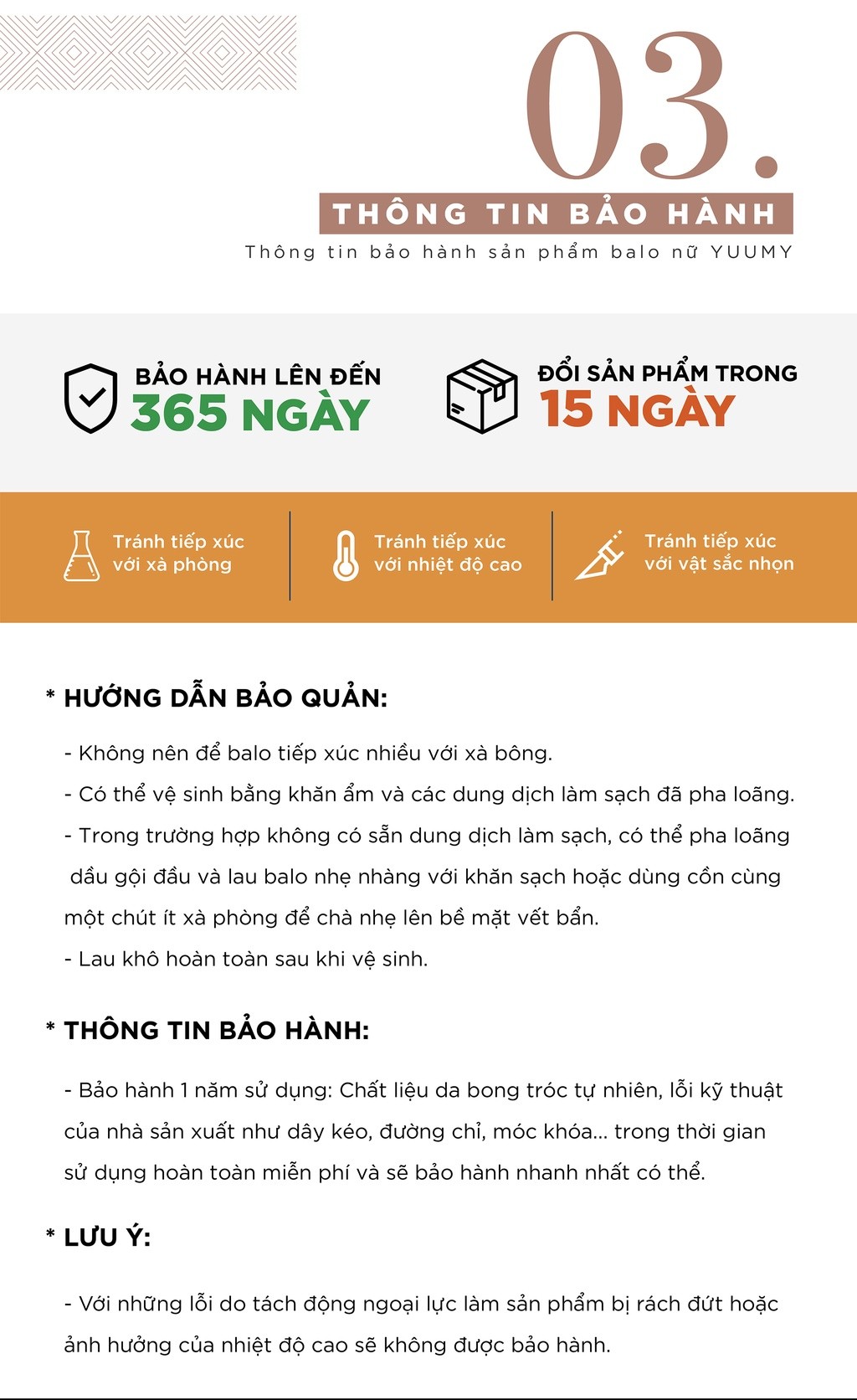 Mô tả Balo Yuumy (Thời trang nữ basic đựng vừa A4 - Balo da YBA5) - 5