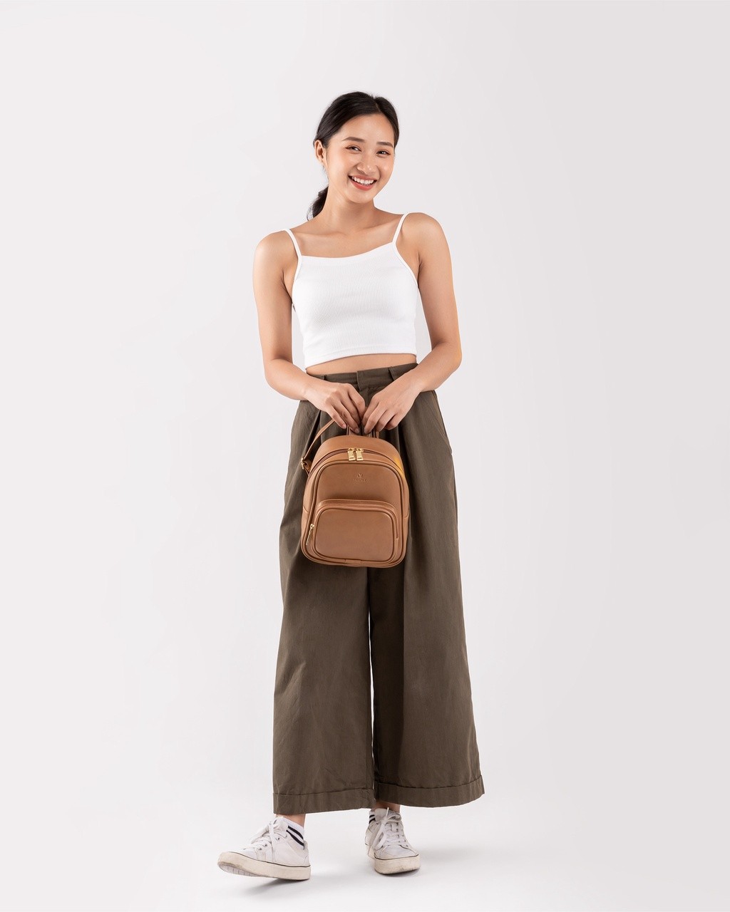 Mô tả Balo Yuumy (Thời trang nữ cỡ trung - Balo da Liberal YBA55) - 9