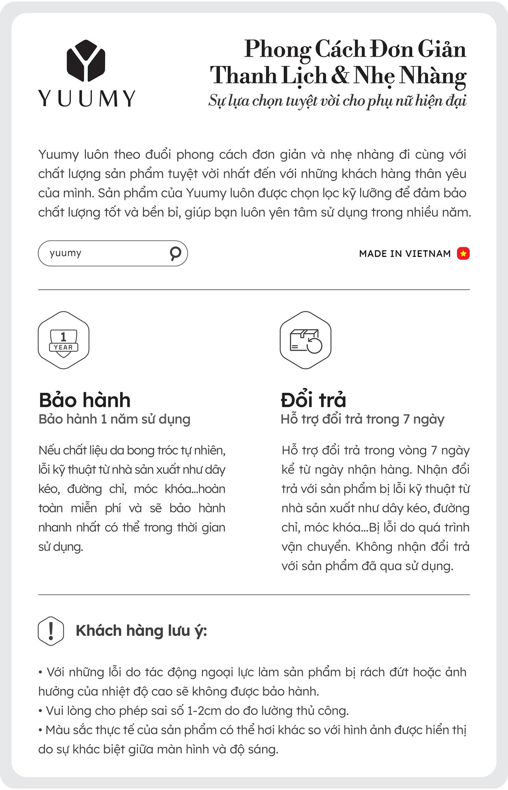 Túi Yuumy thời trang
