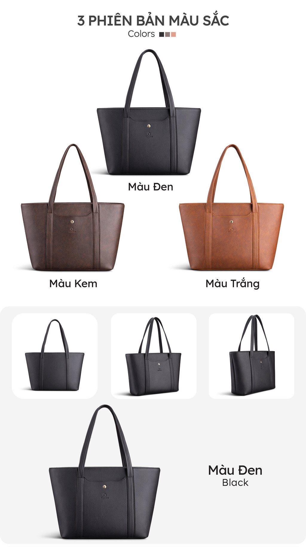 Mô tả Túi Yuumy (Thời trang nữ công sở - Túi xách da YTX36) - 5