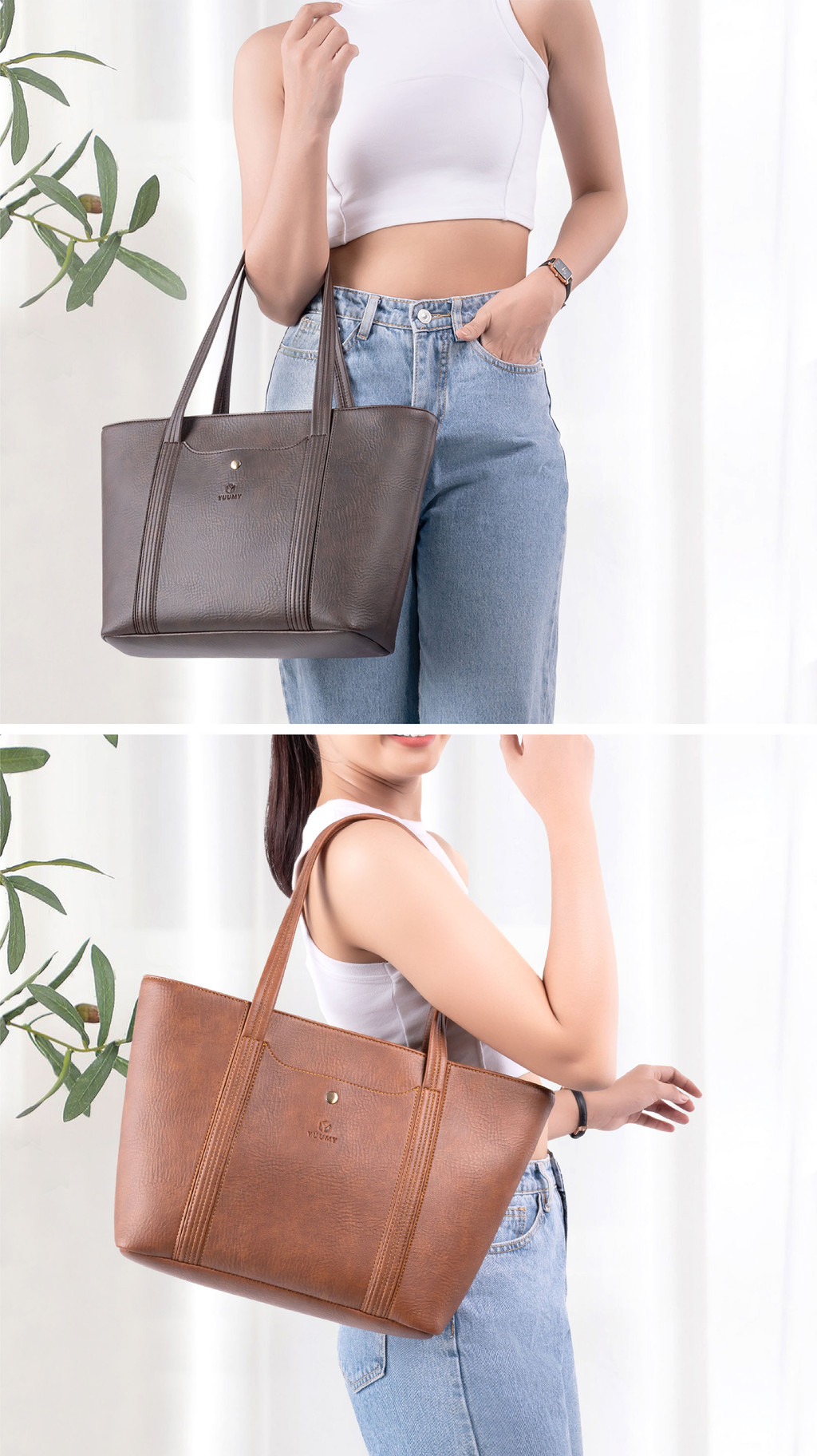 Mô tả Túi Yuumy (Thời trang nữ công sở - Túi xách da YTX36) - 8
