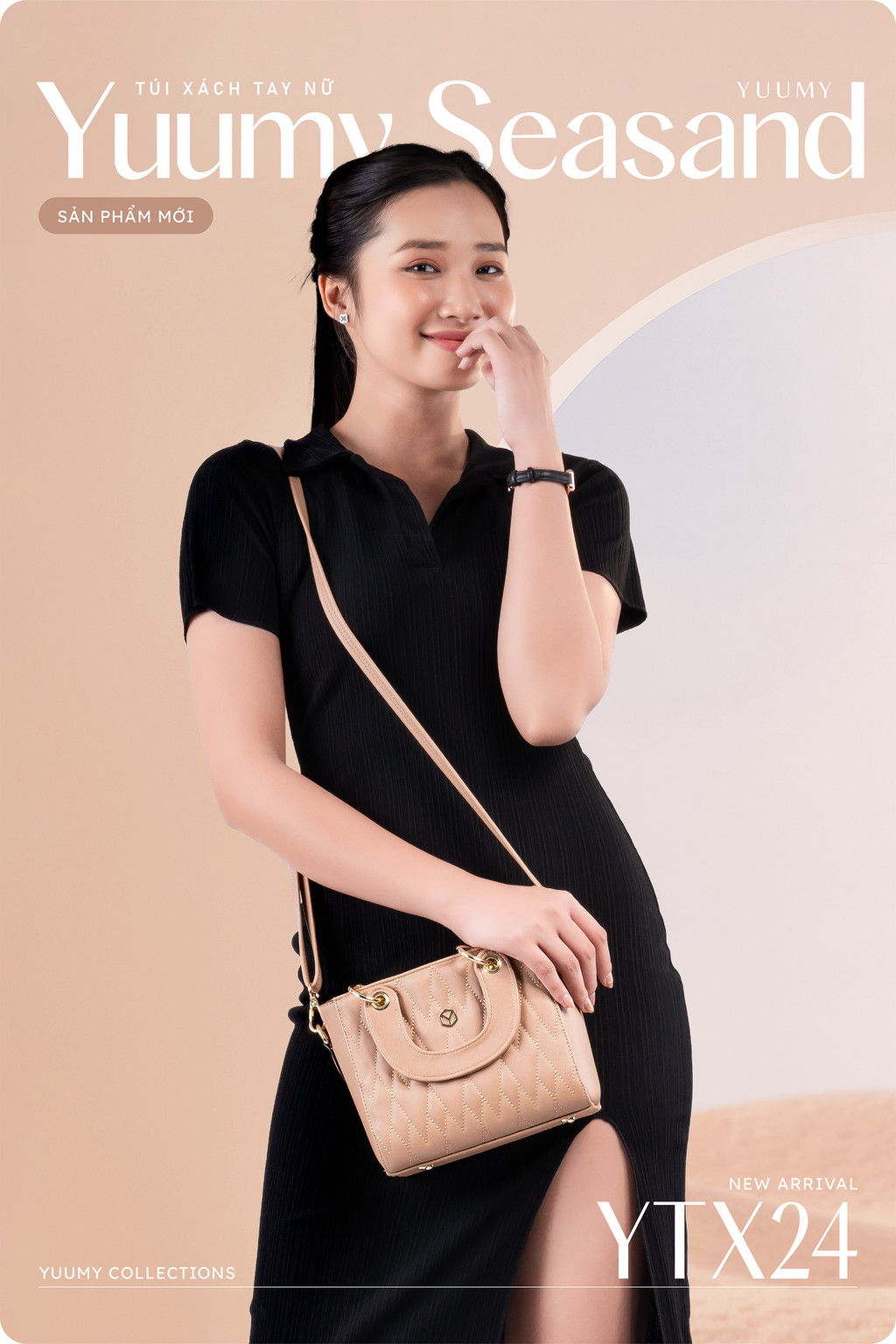 Túi Yuumy YTX24 màu be nhạt