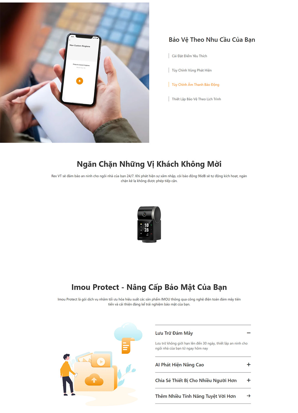 Mô tả Camera Wifi dùng pin trong nhà Imou Rex VT Pro 3K I S2VBP I Xoay 360 I Bảo vệ toàn cảnh - 7