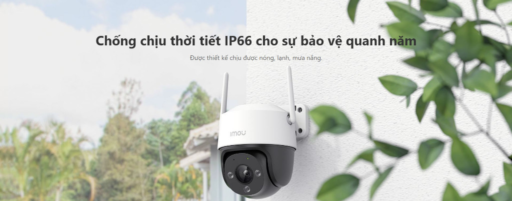Mô tả Camera Wifi ngoài trời Imou Cruiser SE+ I 3MP/5MP I IPC-S51FEP I Đàm thoại 2 chiều I Xoay 360 - 4